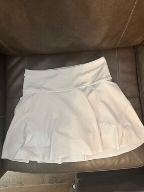 Athleta White Athletic Skater Skirt
